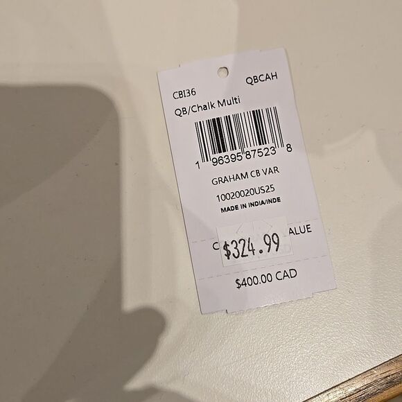 Coach Chalk Crossbody Bag Gold Tone Double Zipper Guitar Strap Womens Purse - Picture 3 of 16